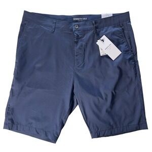 NWT Kenneth Cole Tech Golf Shorts Men's 38 Lightweight Performance Navy Blue